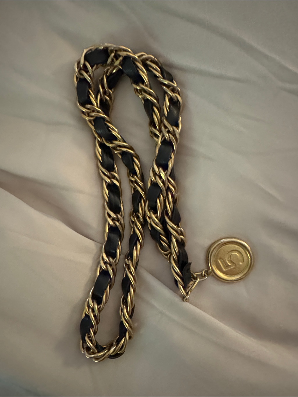 Vintage Chanel Chain Belt From 80s